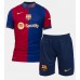 Maillot de foot Barcelona Lamine Yamal #19 Domicile vêtements enfant 2024-25 Manches Courtes (+ pantalon court)